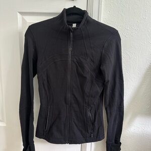 Lululemon Black Utility Jacket with Sleek Design and Stand-Up Collar